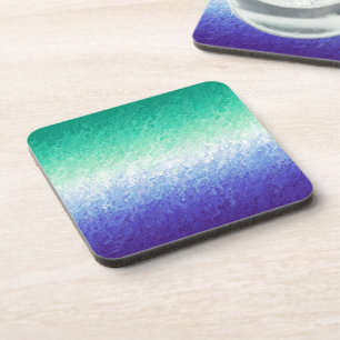 Posavasos Bandera de orgullo MLM abstracta y grunge de hombr