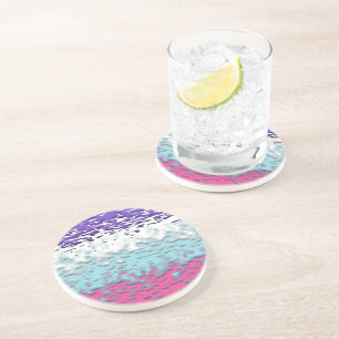 Posavasos Bandera de orgullo multissexual funky trippy ondul