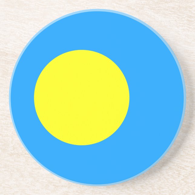Posavasos Bandera de Palau (Frente)