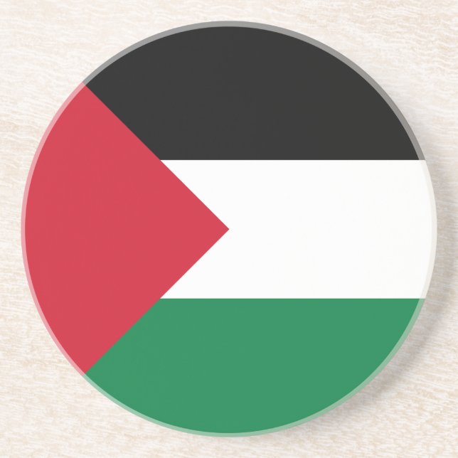 Posavasos Bandera de Palestina (Frente)
