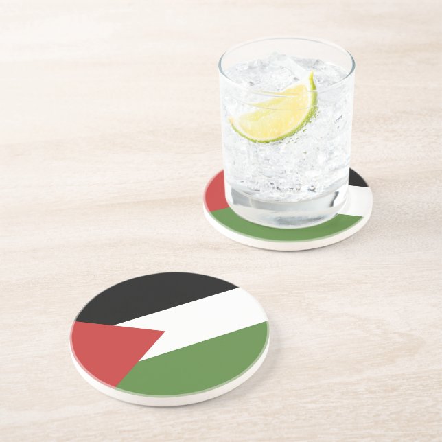 Posavasos Bandera de Palestina (Lado)