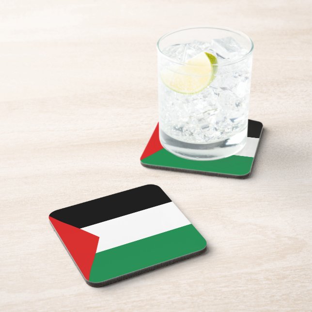 Posavasos Bandera de Palestina (Lado Derecho)