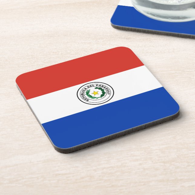 Posavasos Bandera de Paraguay (Lado Izquierdo)