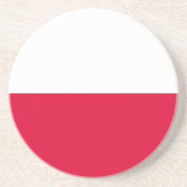 Posavasos Bandera de Polonia (Frente)