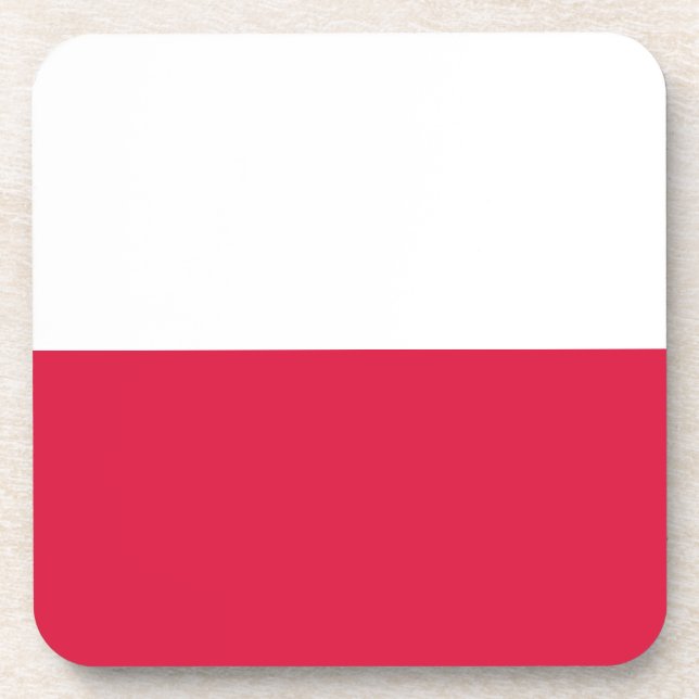 Posavasos Bandera de Polonia (Frente)
