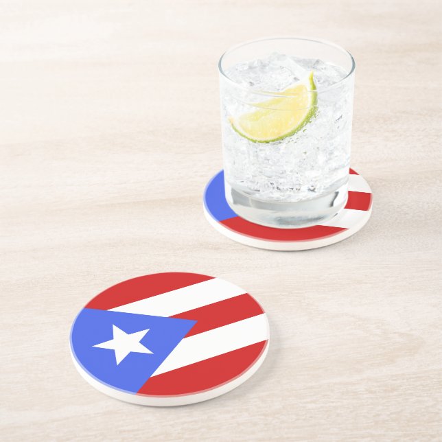 Posavasos Bandera de Puerto Rico (Lado)