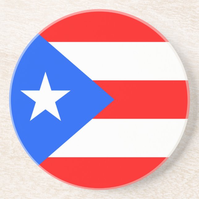 Posavasos Bandera de Puerto Rico (Frente)