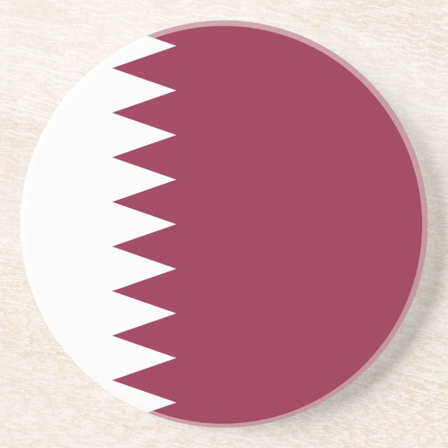 Posavasos Bandera de Qatar (Frente)