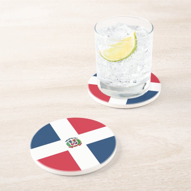 Posavasos Bandera de República Dominicana (Lado)