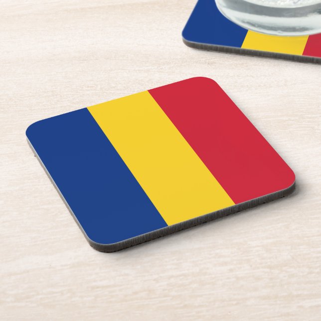 Posavasos Bandera de Rumania (Lado Izquierdo)