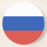 Posavasos Bandera de Rusia<br><div class="desc">Bandera patriótica de Rusia.</div>