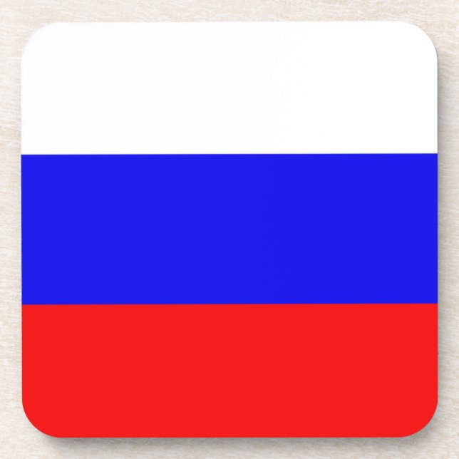 Posavasos Bandera de Rusia (Frente)