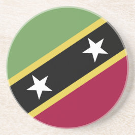 Posavasos Bandera de Saint Kitts y Nevis