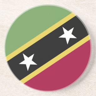 Posavasos Bandera de Saint Kitts y Nevis