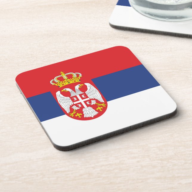Posavasos Bandera de Serbia (Lado Izquierdo)