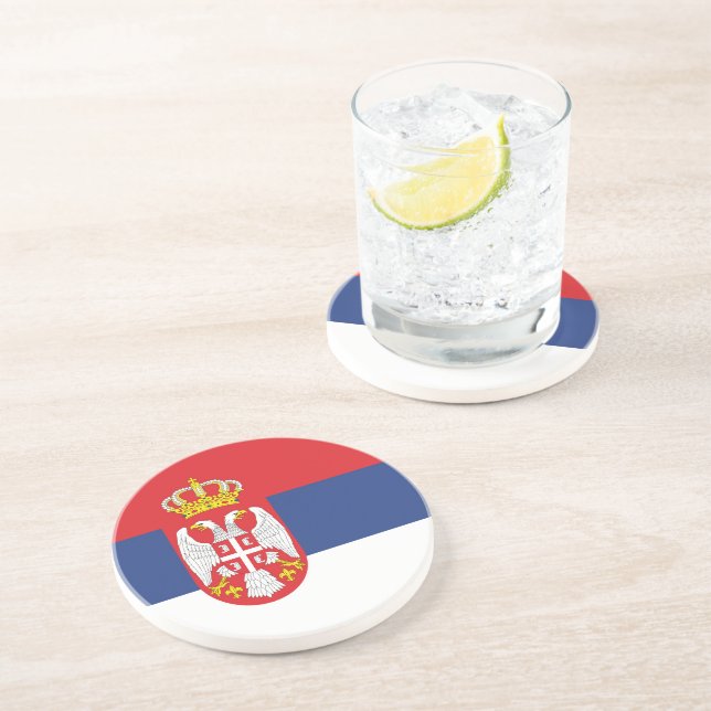 Posavasos Bandera de Serbia (Lado)