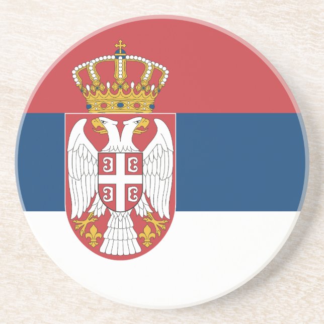 Posavasos Bandera de Serbia (Frente)