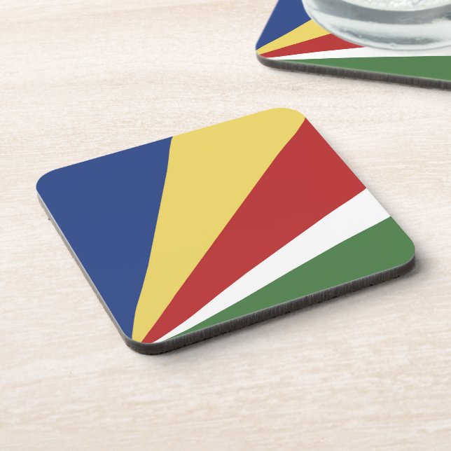 Posavasos Bandera de Seychelles (Lado Izquierdo)