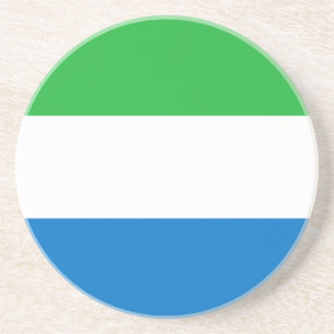 Posavasos Bandera de Sierra Leona