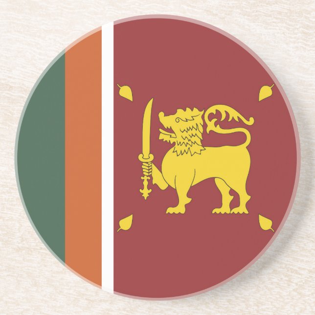 Posavasos Bandera de Sri Lanka (Frente)