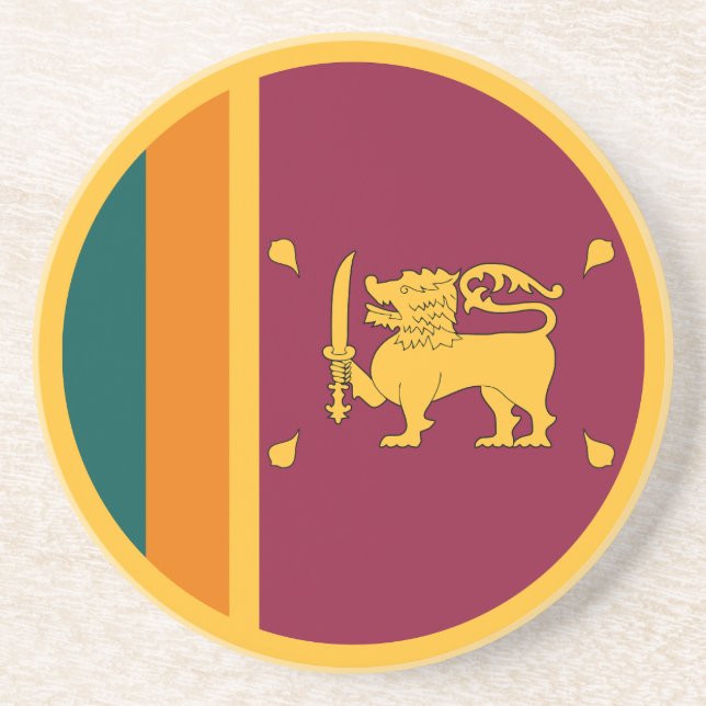 Posavasos Bandera de Sri Lanka (Frente)