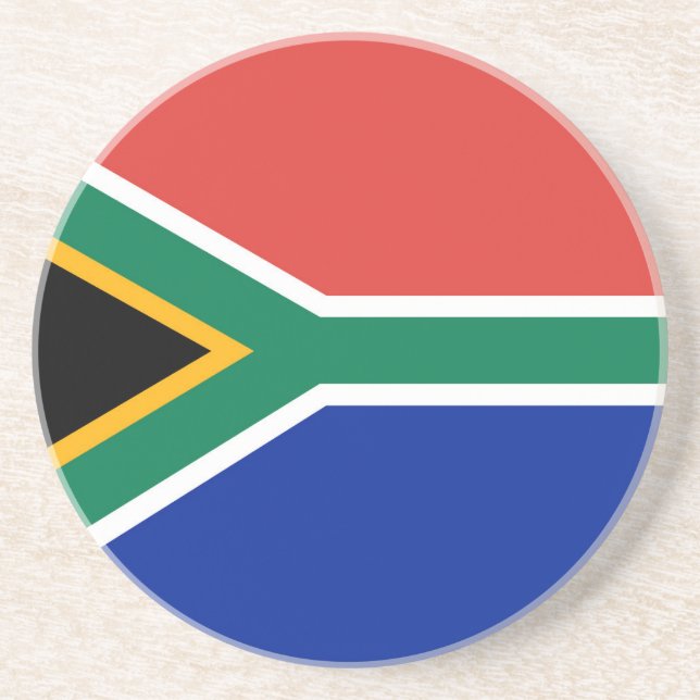 Posavasos Bandera de Sudáfrica (Frente)