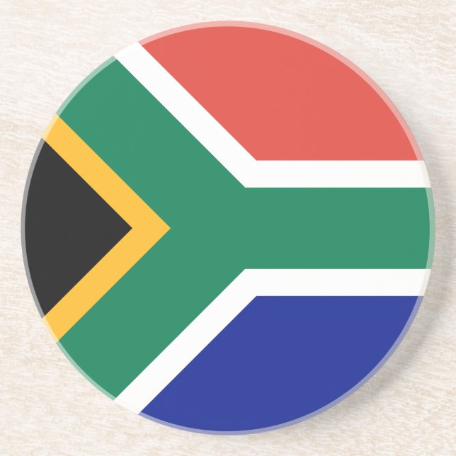 Posavasos Bandera de Sudáfrica (Frente)