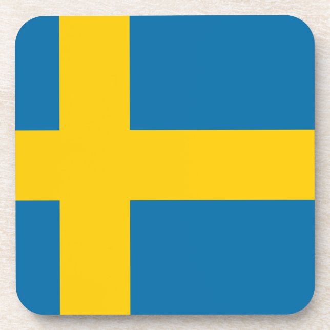 Posavasos Bandera de Suecia (Frente)