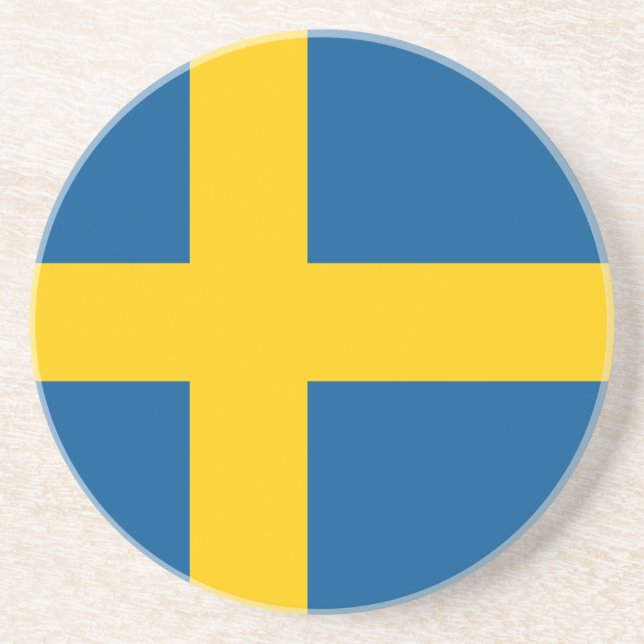 Posavasos Bandera de Suecia (Frente)