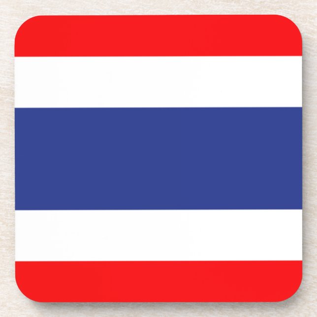 Posavasos Bandera de Tailandia (Frente)