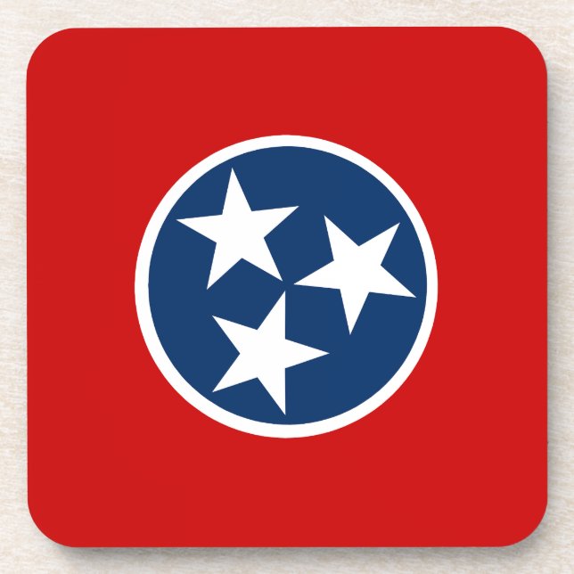 Posavasos Bandera de Tennessee (Frente)