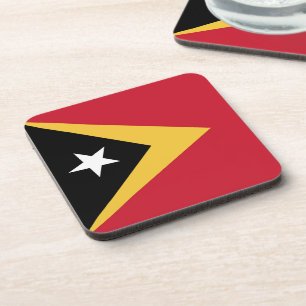 Posavasos Bandera de Timor Oriental