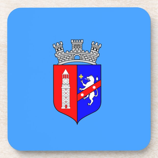 Posavasos Bandera de Tirana, Albania (Frente)