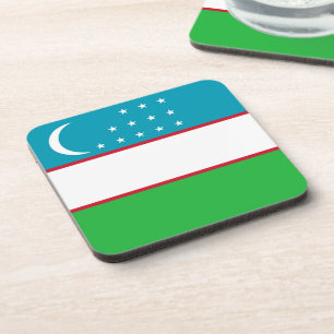 Posavasos Bandera de Uzbekistán