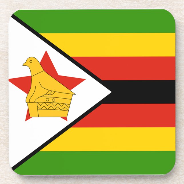 Posavasos Bandera de Zimbabue (Frente)