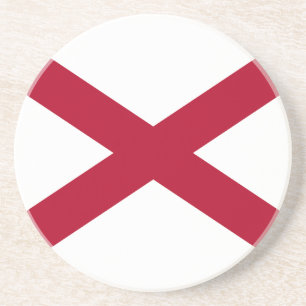 Posavasos Bandera del estado de Alabama