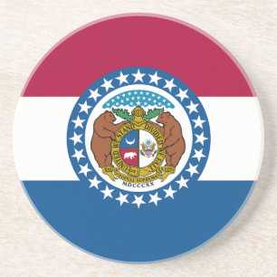 Posavasos Bandera del estado de Missouri