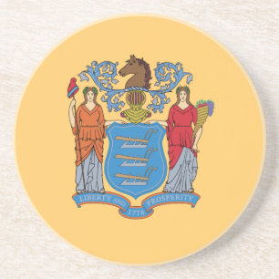 Posavasos Bandera del Estado de Nueva Jersey