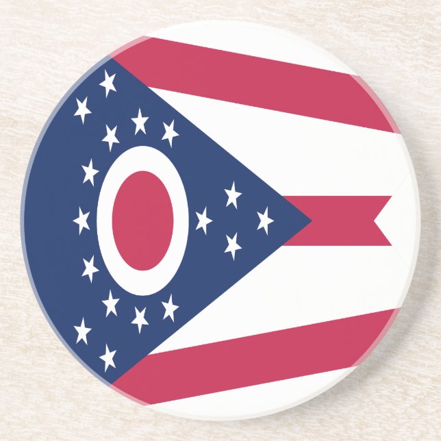 Posavasos Bandera del Estado de Ohio (Frente)