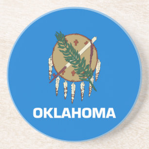 Posavasos Bandera del estado de Oklahoma