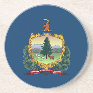 Posavasos Bandera del estado de Vermont