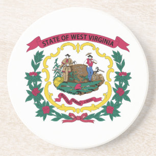 Posavasos Bandera del estado de Virginia Occidental