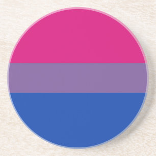 Posavasos Bandera del Orgullo Bisexual