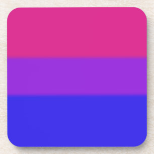 Posavasos Bandera del Orgullo Bisexual Caída