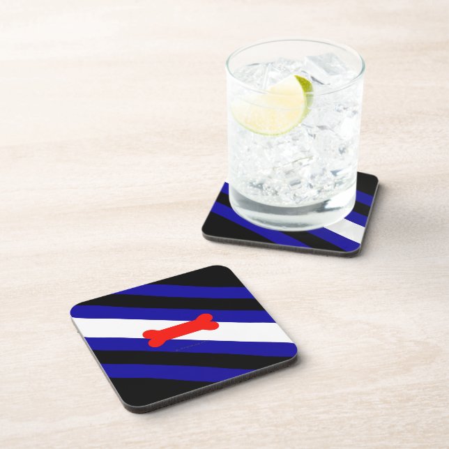 Posavasos Bandera del Orgullo de la Ocupación de SlipperyJoe (Lado Derecho)