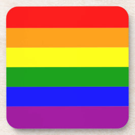Posavasos Bandera del orgullo LGBTQIA+ colores arcoiris