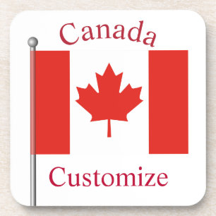Posavasos Bandera del país Canadá Thunder_Cove