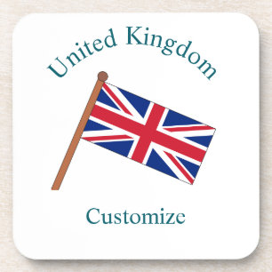 Posavasos Bandera del país Reino Unido Thunder_Cove
