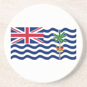 Posavasos Bandera del Territorio Británico del Océano Índico