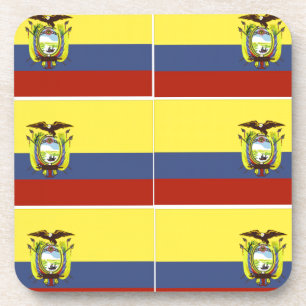 Posavasos bandera ecuatoriana